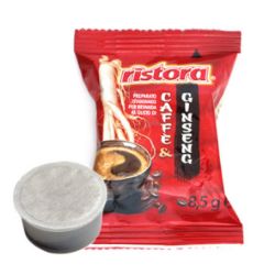 Immagine di 25 Cialde caffè aromatizzato GINSENG Ristora compatibili lavazza POINT