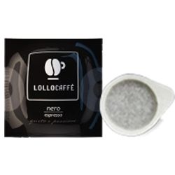 Immagine di 150 Cialde filtrocarta 44mm ESE caffè Lollo miscela Nero