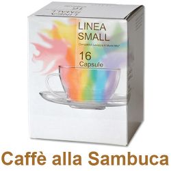 Immagine di 128 capsule Caffè zuccherato alla Sambuca compatibile Lavazza a Modo Mio