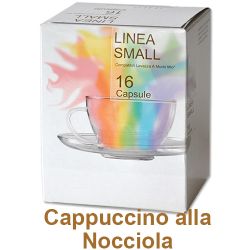 Immagine di 128 capsule Cappuccino Aromatizzato alla Nocciola compatibile Lavazza a Modo Mio