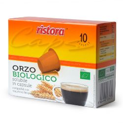 Immagine di 10 capsule Orzo Biologico Ristora compatibile Nespresso