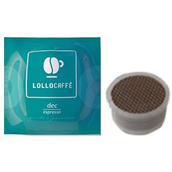 Immagine di 100 Cialde caffè Lollo Decaffeinato Monodose compatibile Espresso Point