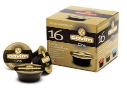 Immagine di 128 Capsule caffè Covim Ora miscela Gold Arabica compatibile Lavazza A Modo Mio