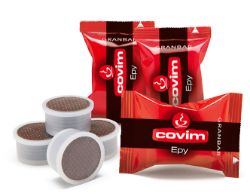 Immagine di 100 Capsule caffè Covim Epy miscela GranBar compatibile Espresso Point