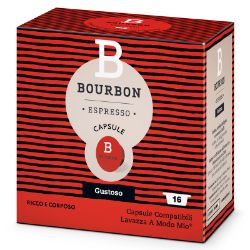 Immagine di 128 Capsule Bourbon GUSTOSO compatibile A Modo Mio prodotto da Lavazza