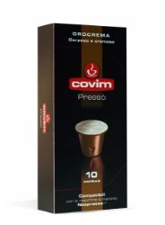 Immagine di 120 Capsule caffè Covim Pressò miscela Oro Crema compatibile Nespresso