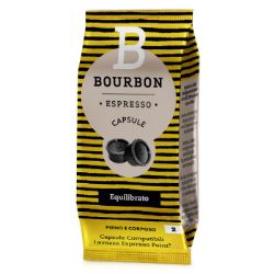 Immagine di 100 Capsule Bourbon EQUILIBRATO compatibile Point prodotto da Lavazza