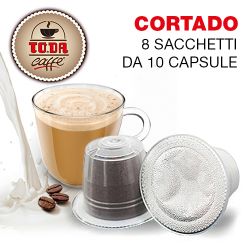 Immagine di 80 capsule Cortado Gattopardo compatibile Nespresso Toda