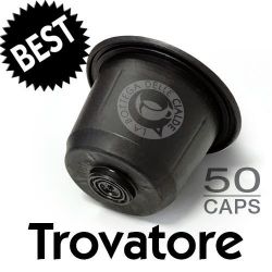 Immagine di 50 capsule Caffè Best Trovatore compatibile Nespresso