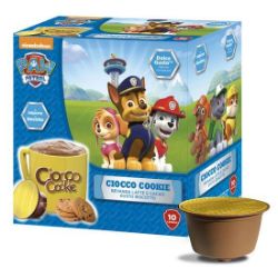 Immagine di 60 Capsule PAW PATROL Ciocco Cookie MUST Compatibili Nescafé Dolce Gusto