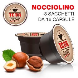 Immagine di 128 Capsule NOCCIOLINO Toda Dolce Gattopardo compatibili Dolce Gusto