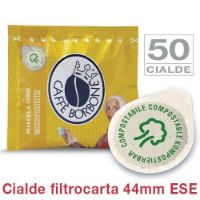 50 Cialde filtrocarta 44mm ESE Caffè Borbone miscela ORO