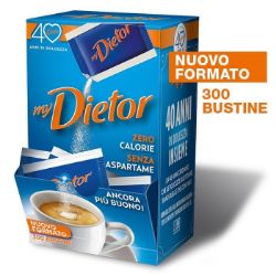 Immagine di Dietor, nuovo formato da 300 bustine di dolcificante ipocalorico