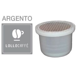 Immagine di 100 Capsule caffè Lollo PassionePiù miscela Argento compatibile Uno System