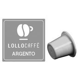 Immagine di 100 Cialde caffè Lollo miscela Argento compatibile Nespresso