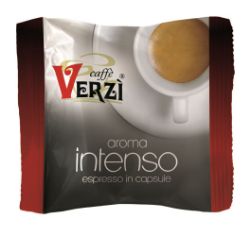 Immagine di 100 Capsule caffè Verzì miscela Intenso Monodose compatibile Espresso Point