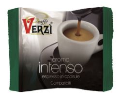 Immagine di 100 Capsule caffè Verzì miscela Intenso Monodose compatibile Uno System