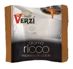 Immagine di 150 Cialde caffè Verzì miscela Ricco 44mm ESE filtrocarta