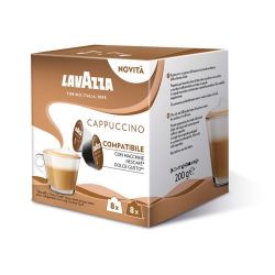 Immagine di 16 Capsule Espresso CAPPUCCINO Lavazza compatibili Nescafé Dolce Gusto