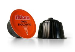 Immagine di 112 capsule Orzo Biologico Ristora compatibile Nescafé  Dolce Gusto
