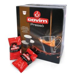 Immagine di 50 Capsule caffè Covim Pressò miscela Granbar compatibile Nespresso