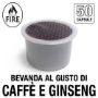 Immagine di 50 capsule bevanda al gusto di CAFFE' E GINSENG compatibile Fior Fiore Coop e Aroma Vero