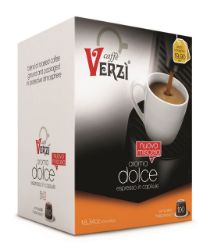 Immagine di 100 Capsule caffè Verzì miscela Aroma Dolce Monodose compatibile Nespresso