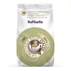 Immagine di 80 capsule (8 sacchetti da 10 caps) Caffè Raffaello compatibile Lavazza a Modo Mio