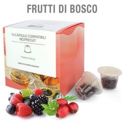 Immagine di 10 capsule Tisana in foglia Frutti di Bosco compatibile Nespresso