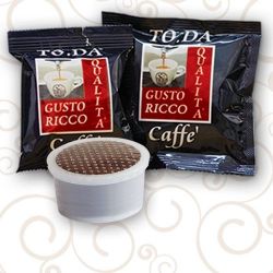 Immagine di 50 Cialde caffè Toda Gusto Ricco Monodose compatibile Espresso Point