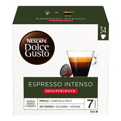 102 capsule Nescafè Dolce Gusto Espresso Intenso Decaffeinato
