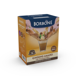 16 Capsule Borbone Compatibili macchine Lavazza A Modo Mio AL GUSTO DI CAFFÈ E GINSENG AMARO