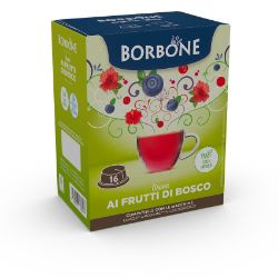 16 Capsule Borbone Compatibili macchine Lavazza A Modo Mio INFUSO AI FRUTTI MISTI