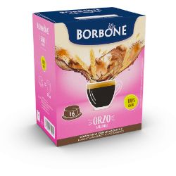 16 Capsule Borbone Compatibili macchine Lavazza A Modo Mio ORZO SOLUBILE