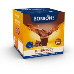 16 Capsule Borbone Compatibili macchine Nescafè Dolce Gusto SUPERCIOK AL GUSTO DI CIOCCOLATA