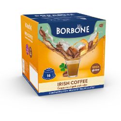 16 Capsule Borbone Compatibili macchine Nescafè Dolce Gusto AL GUSTO DI CAPPUCCINO IRISH COFFEE