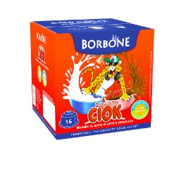 16 Capsule Borbone Compatibili macchine Nescafè Dolce Gusto DJGUSTO CIOK AL GUSTO DI CIOCCOLATO CON VITAMINE