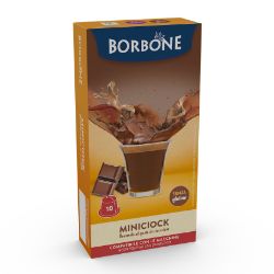 10 Capsule Borbone Compatibili macchine domestiche Nespresso MINICIOK AL GUSTO DI CIOCCOLATA