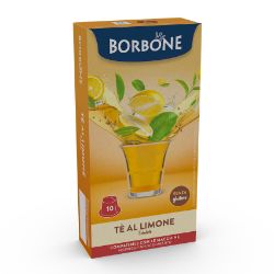 10 Capsule Borbone Compatibili macchine domestiche Nespresso TÈ AL LIMONE