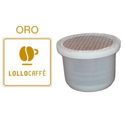 100 Capsule caffè Lollo PassionePiù miscela Oro compatibile Uno System