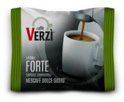 50 Capsule caffè Verzì miscela Forte Monodose compatibile Dolce Gusto