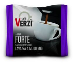 50 Capsule caffè Verzì miscela Forte Monodose compatibile Lavazza A Modo Mio