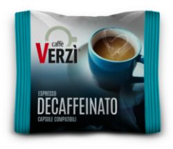 100 Capsule caffè Verzì miscela Decaffeinato Monodose compatibile Uno System