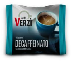 100 Capsule caffè Verzì miscela Decaffeinato Monodose compatibile Fior Fiore Coop Lui