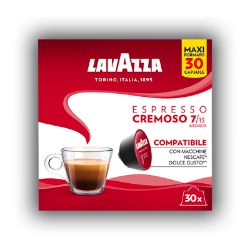 30 Capsule Espresso CREMOSO caffè Lavazza compatibili Nescafé Dolce Gusto