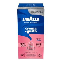 30 Capsule in alluminio Lavazza Espresso CREMA E GUSTO DOLCE compatibile Nespresso