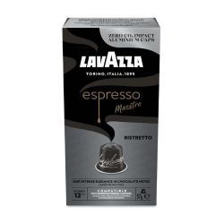 100 Capsule in alluminio Lavazza Espresso MAESTRO RISTRETTO compatibile Nespresso
