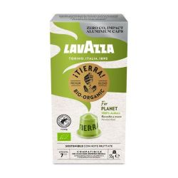 100 Capsule in alluminio Lavazza Espresso TIERRA compatibile Nespresso