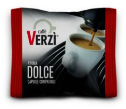 100 Capsule caffè Verzì miscela Dolce Monodose compatibile Lavazza Point