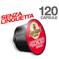 Immagine di 120 Capsule caffè Agostani BIG Espresso Vigoroso compatibili Nescafé Dolce Gusto